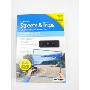 Microsoft Streets & Trips 2009 with GPS Locator Mini‎ box